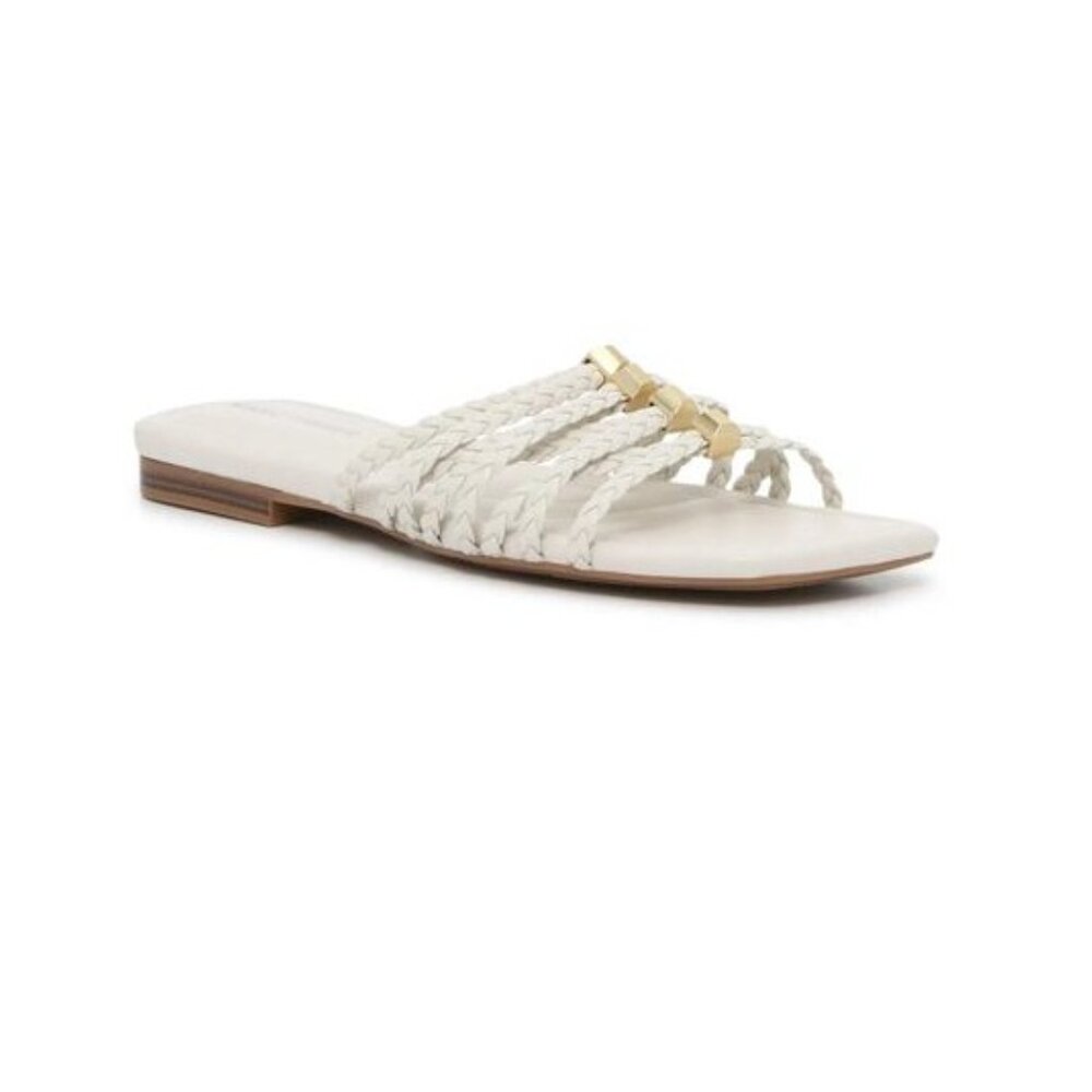 Marc Fisher Lalith Strappy White Sandal | Size 6.5